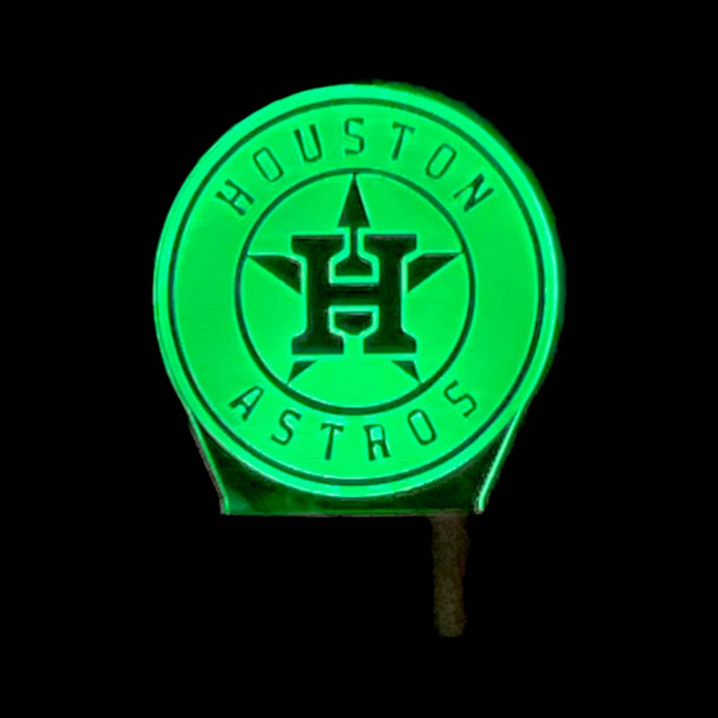 Houston Astros 3D LED Night-Light 7 Color Changing Lamp w/ Touch Switch