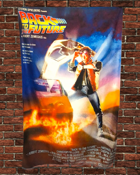 36" x 60" Back to the Future Tapestry Wall Hanging Décor