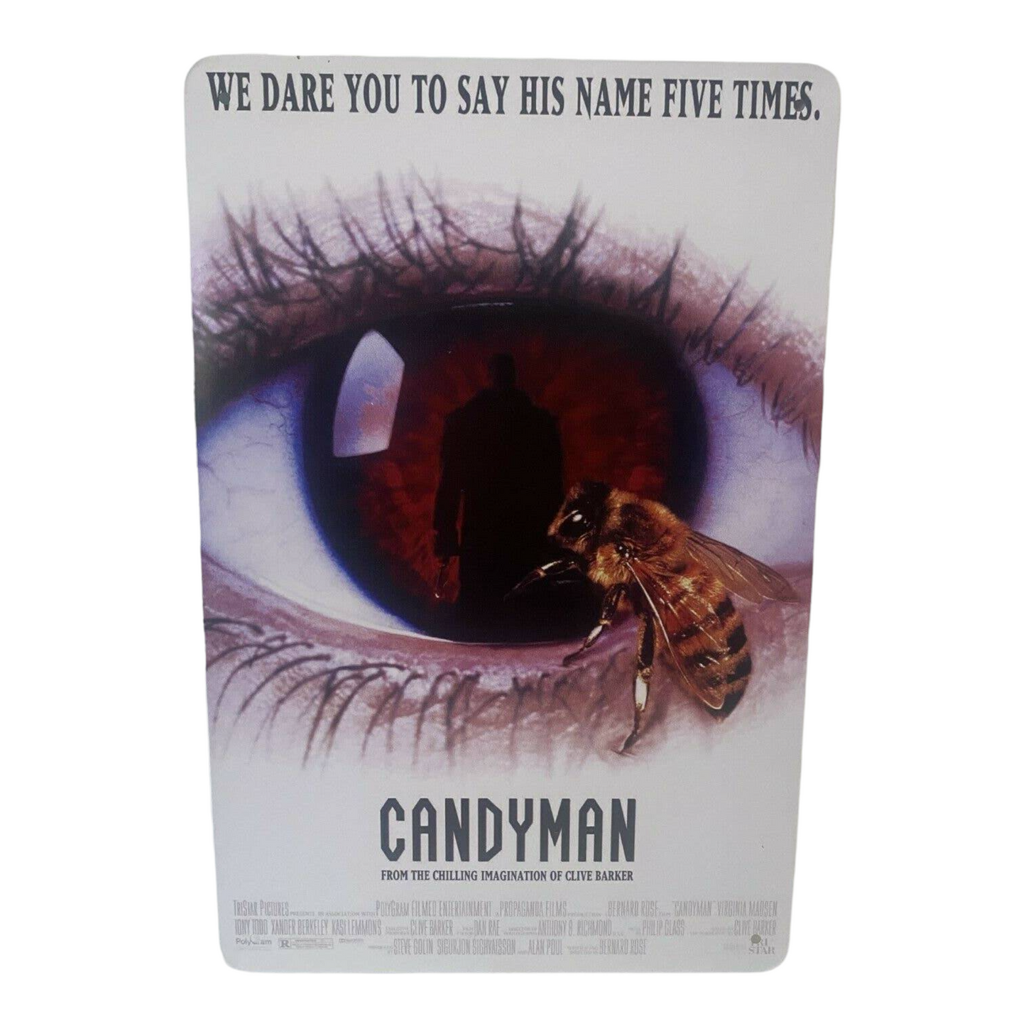 Candyman Movie Poster Metal Tin Sign 8"x12"