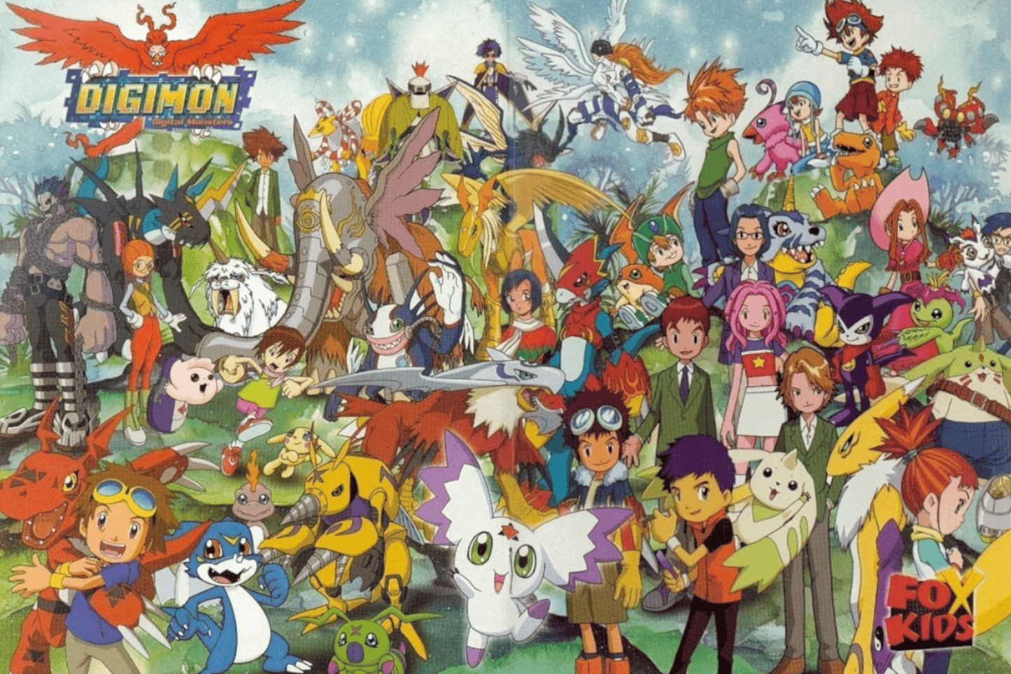 36" x 60" Digimon Tapestry Wall Hanging Décor