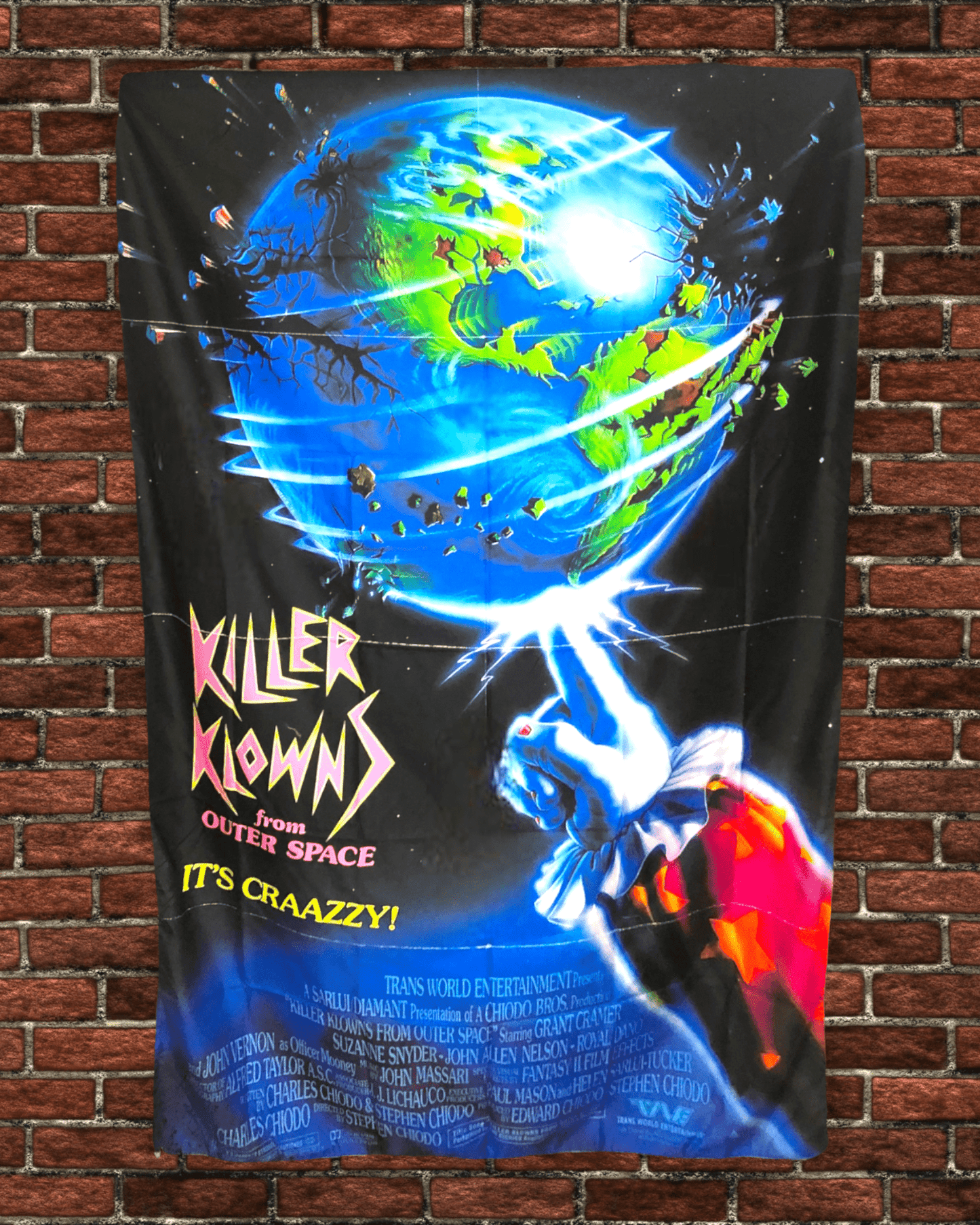 36" x 60" Killer Klowns Tapestry Wall Hanging Décor