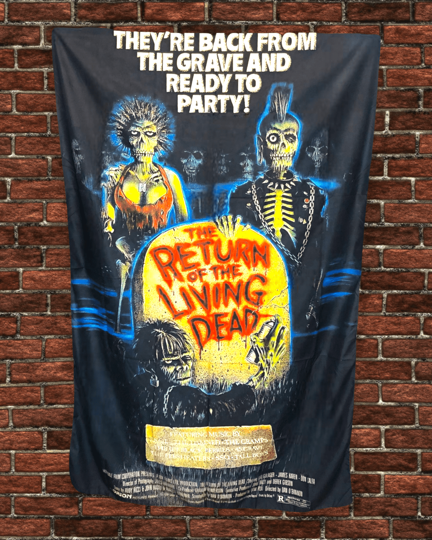 36" x 60" Return of the Living Dead Tapestry Wall Hanging Décor