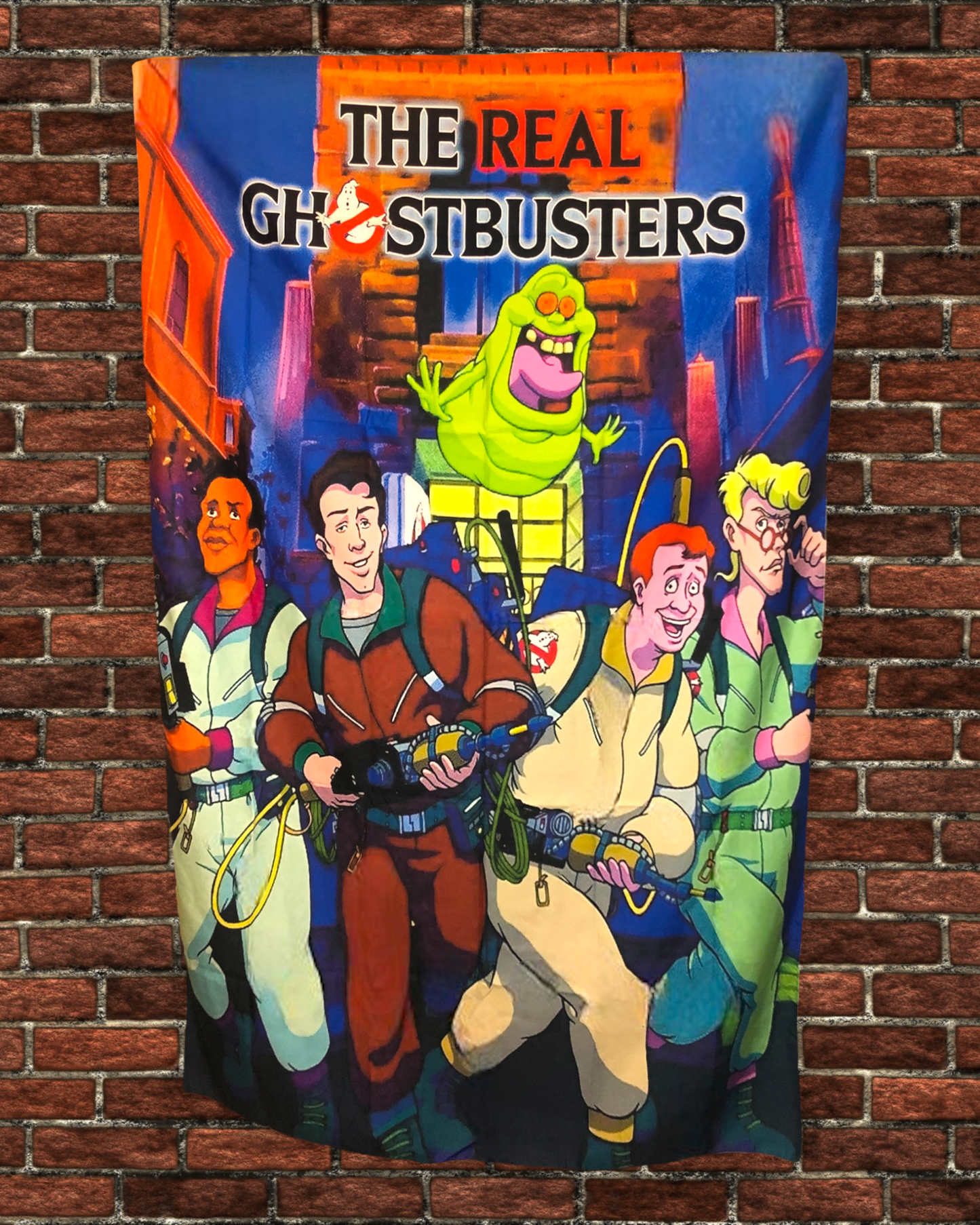 36" x 60" The Real Ghostbusters Tapestry Wall Hanging Décor