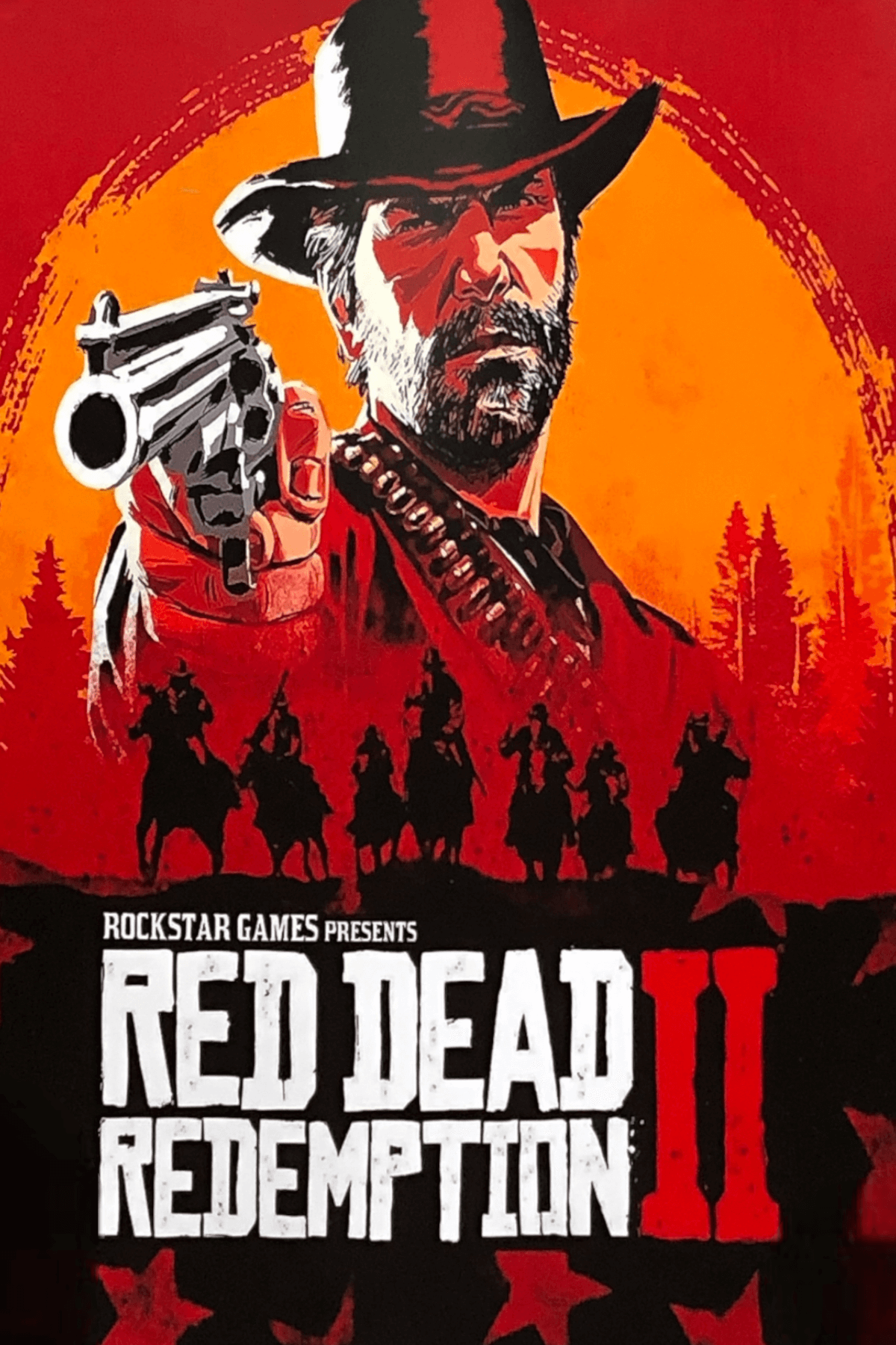 36" x 60" Red Dead Redemption 2 Tapestry Wall Hanging Décor