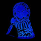Chucky 3D LED Night-Light 7 Color Changing Lamp w/ Touch Switch