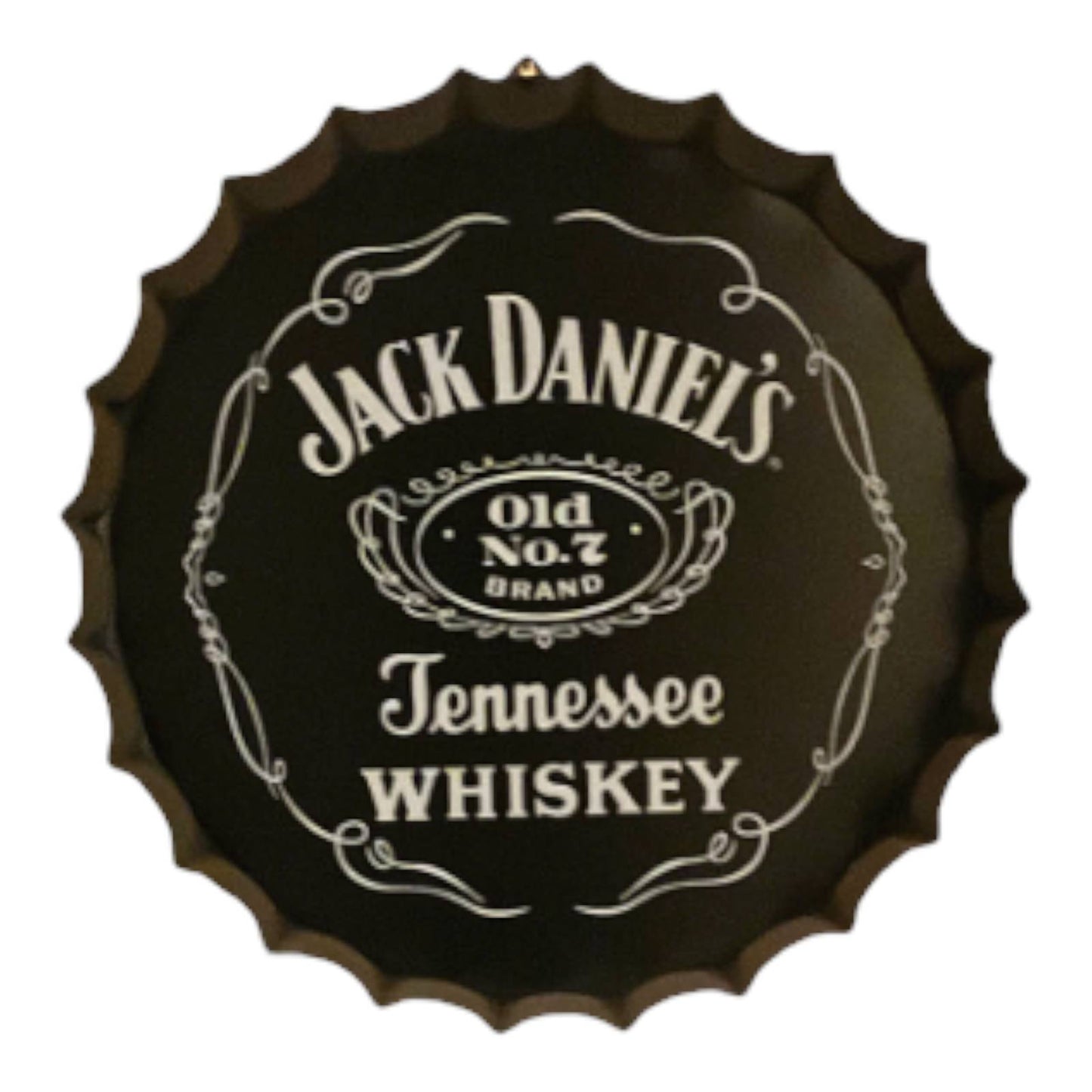 14” Jack Daniel's Bottle Cap Metal Tin Sign