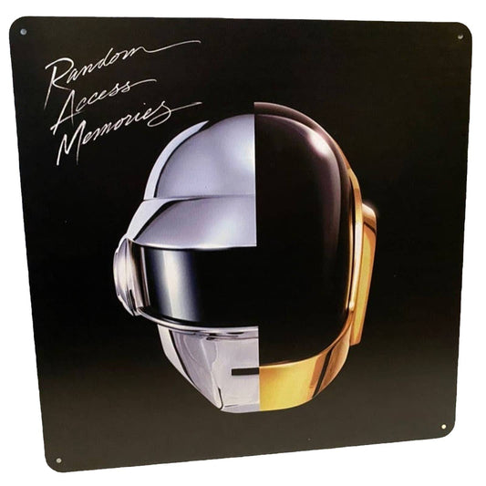 Daft Punk - Random Access Memories Cover Metal Print Tin Sign 12"x 12"