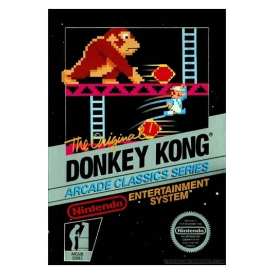 Donkey Kong Video Game Poster Print Wall Art 16"x24"