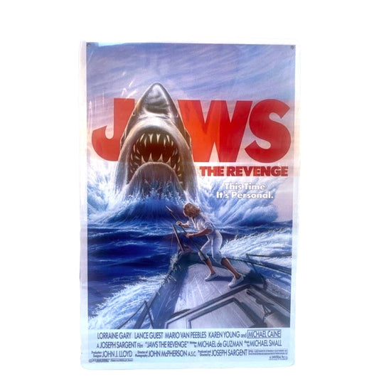 Jaws The Revenge Movie Poster Metal Tin Sign 8"x12"