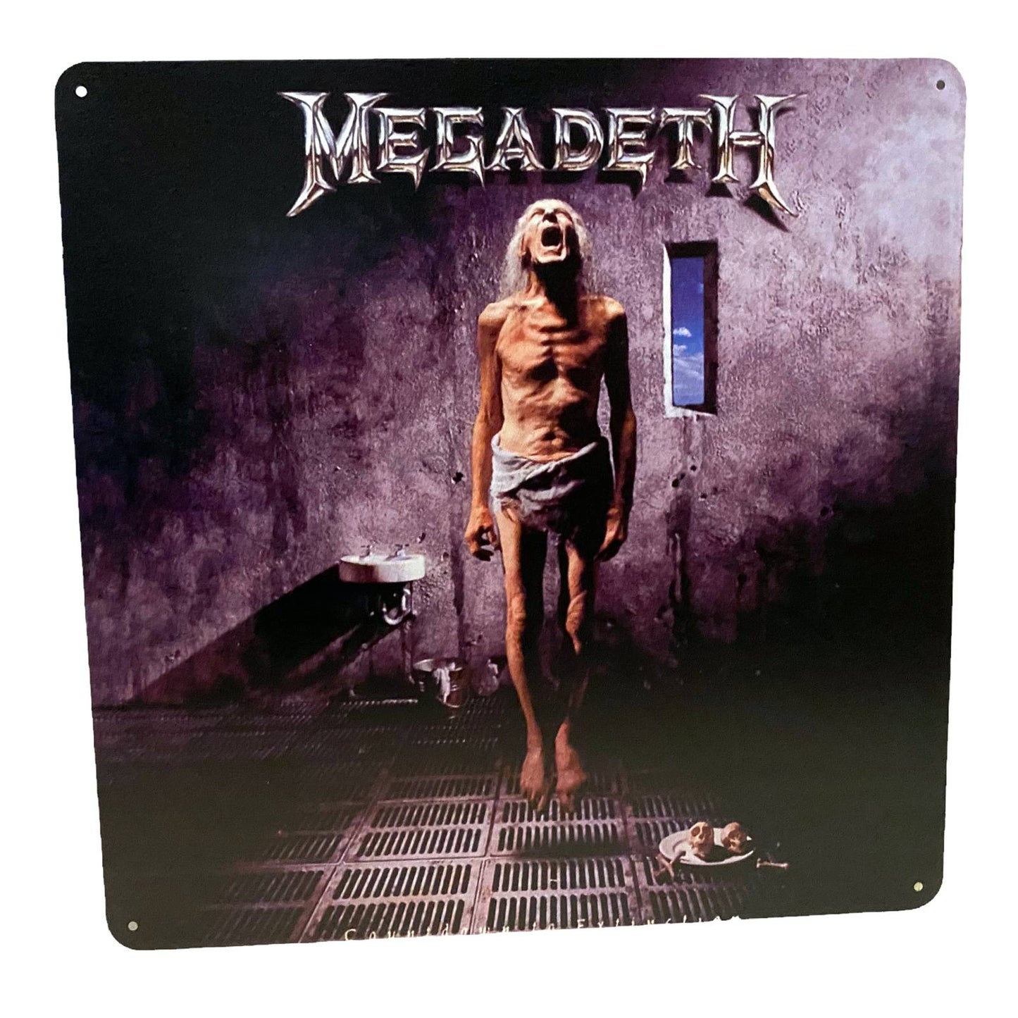 Megadeath - Countdown to Extinction Album Cover Metal Print Tin Sign 12"x 12"