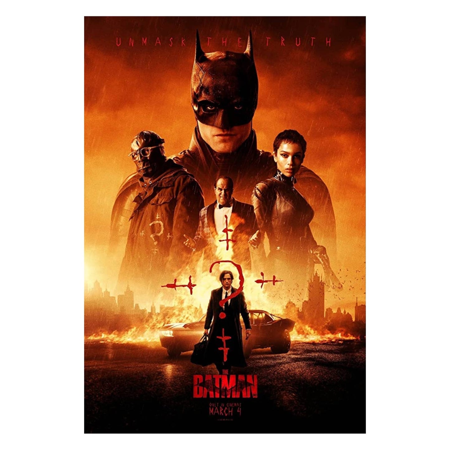 The Batman Movie Poster Print Wall Art 16"x24"