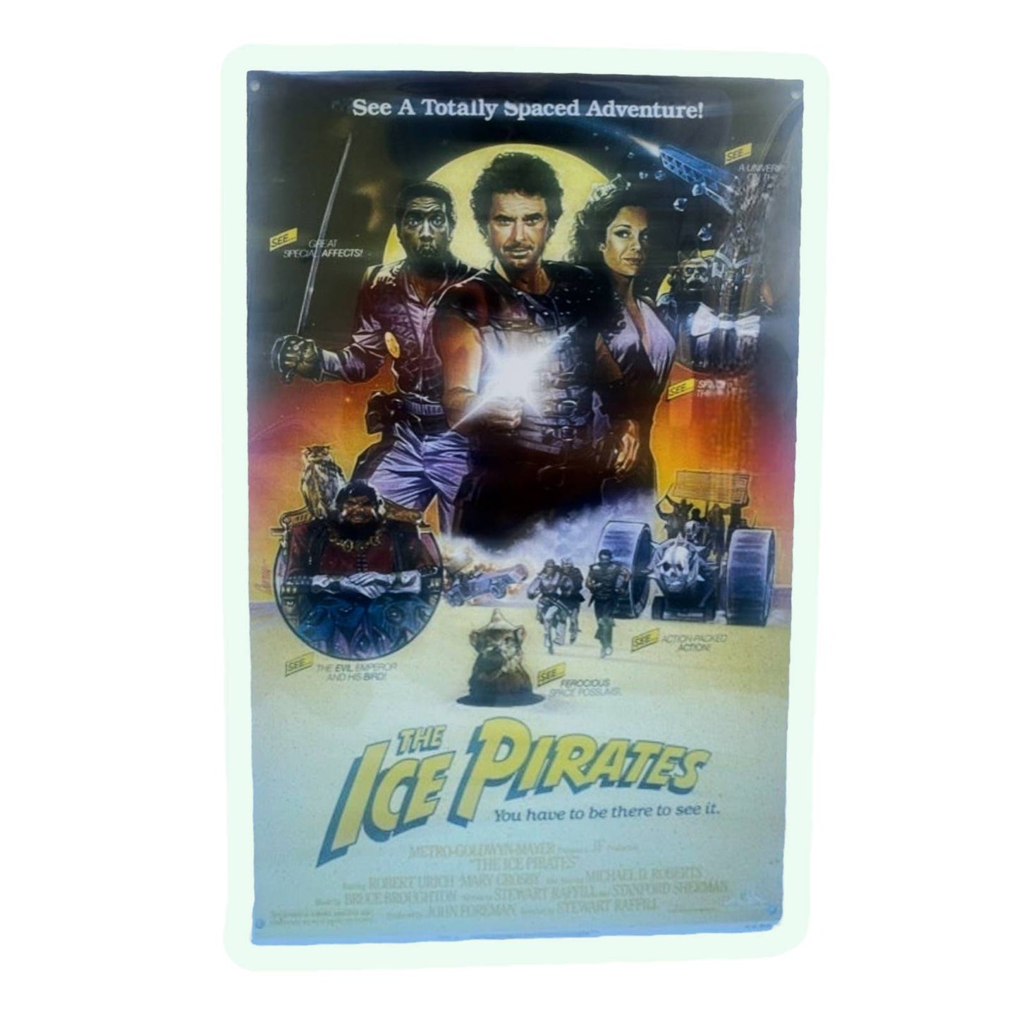 The Ice Pirates Movie Poster Metal Tin Sign 8"x12"