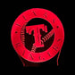 Texas Rangers 3D LED Night-Light 7 Color Changing Lamp w/ Touch Switch