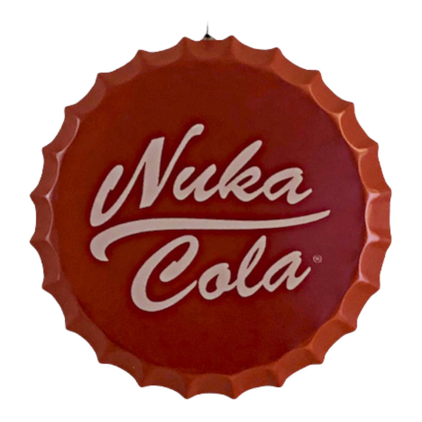 2 Piece 14” Fallout Nuka Cola & Nuka Cola Cherry Bottle Cap Metal Tin Signs