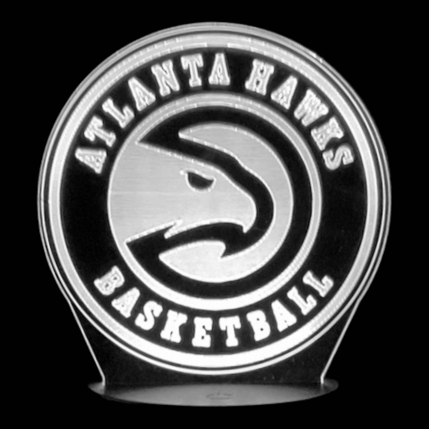 Atlanta Hawks 3D LED Night-Light 7 Color Changing Lamp w/ Touch Switch