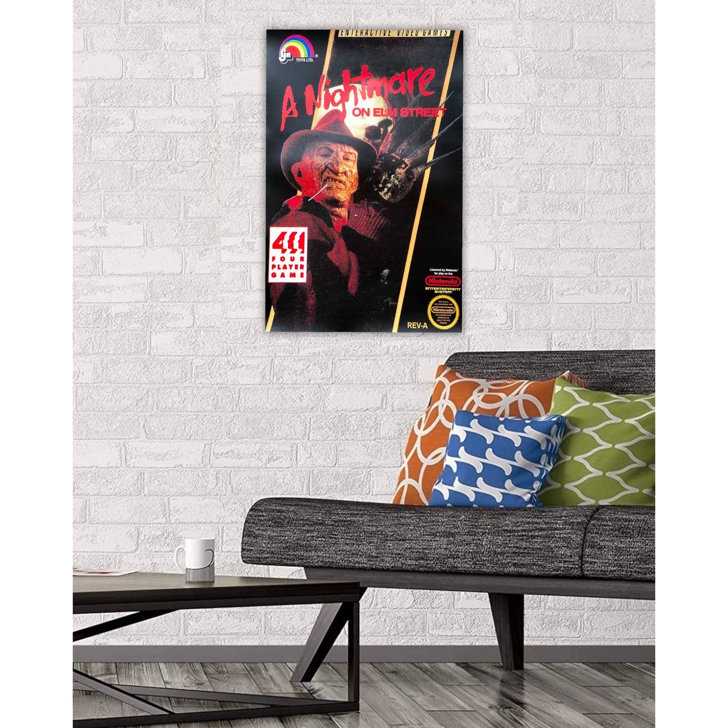 A Nightmare on Elm Street Video Game Poster Print Wall Art 16"x24"