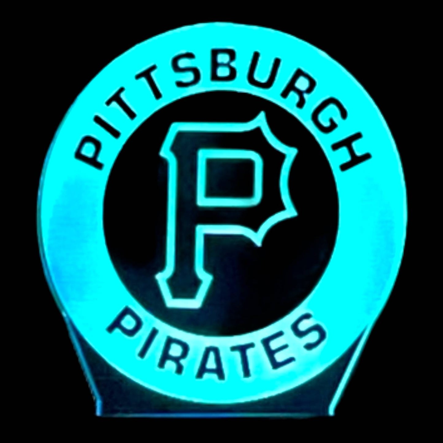 Pittsburgh Pirates 3D LED Night-Light 7 Color Changing Lamp w/ Touch Switch