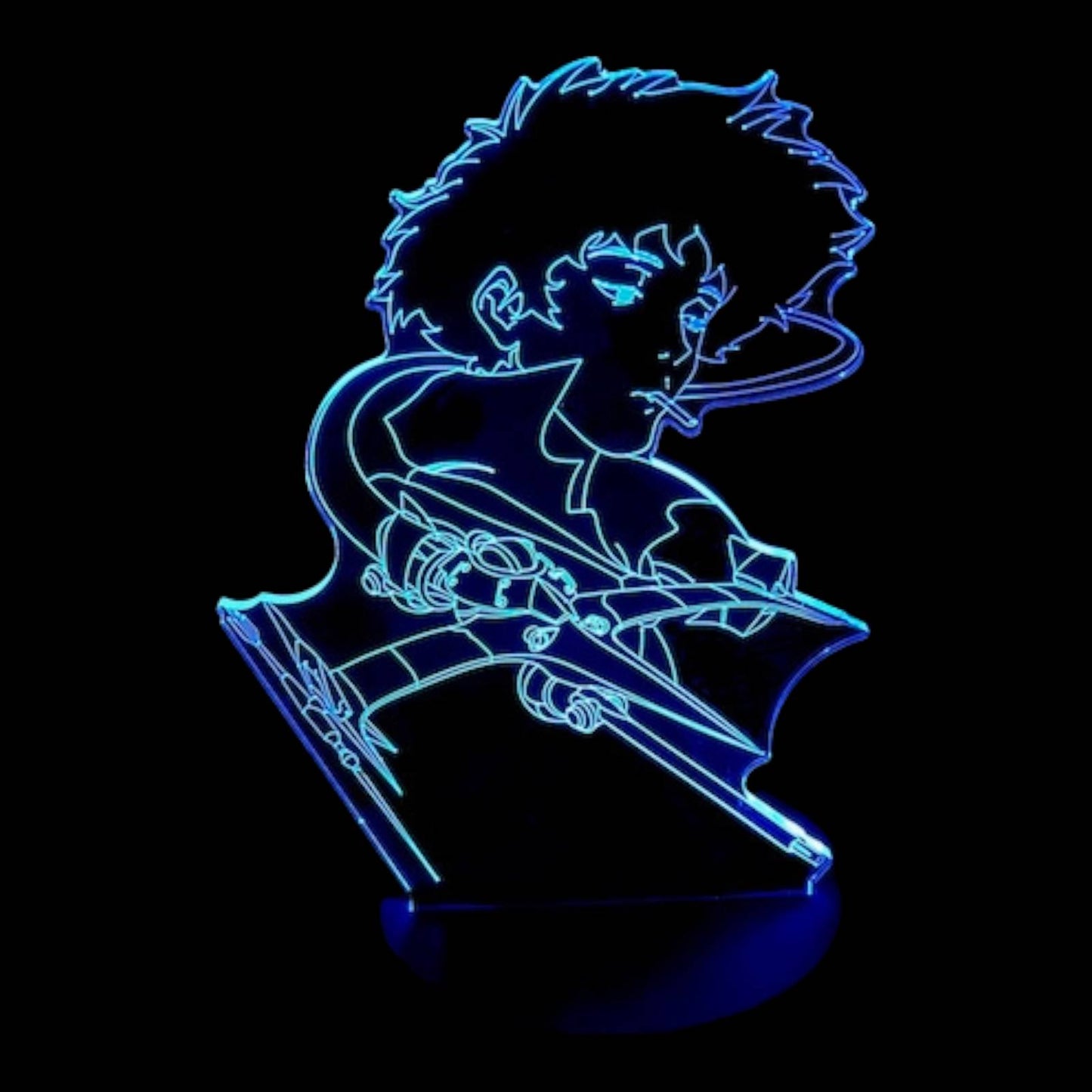 Cowboy Bebop 3D LED Night-Light 7 Color Changing Lamp w/ Touch Switch