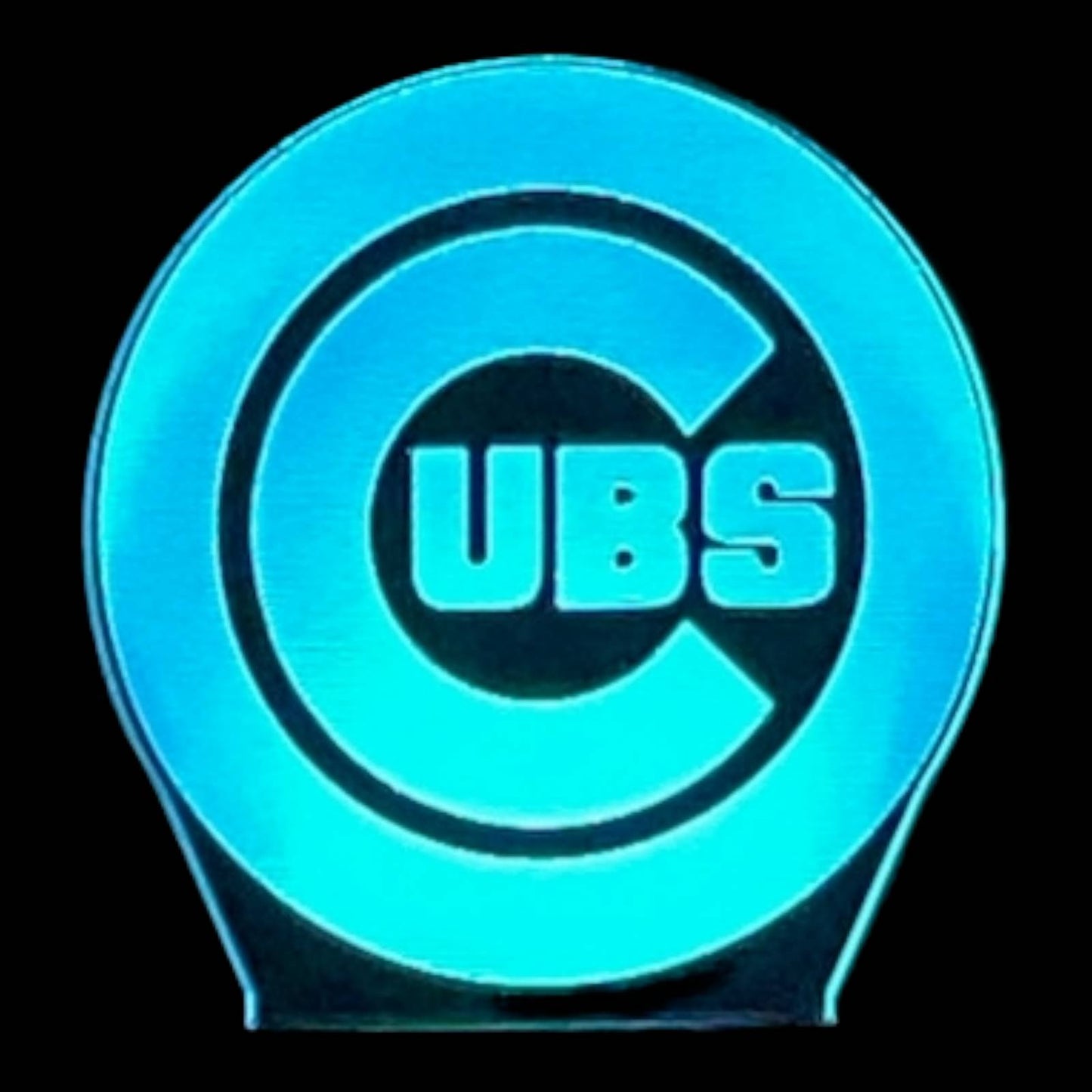 Chicago Cubs  3D LED Night-Light 7 Color Changing Lamp w/ Touch Switch