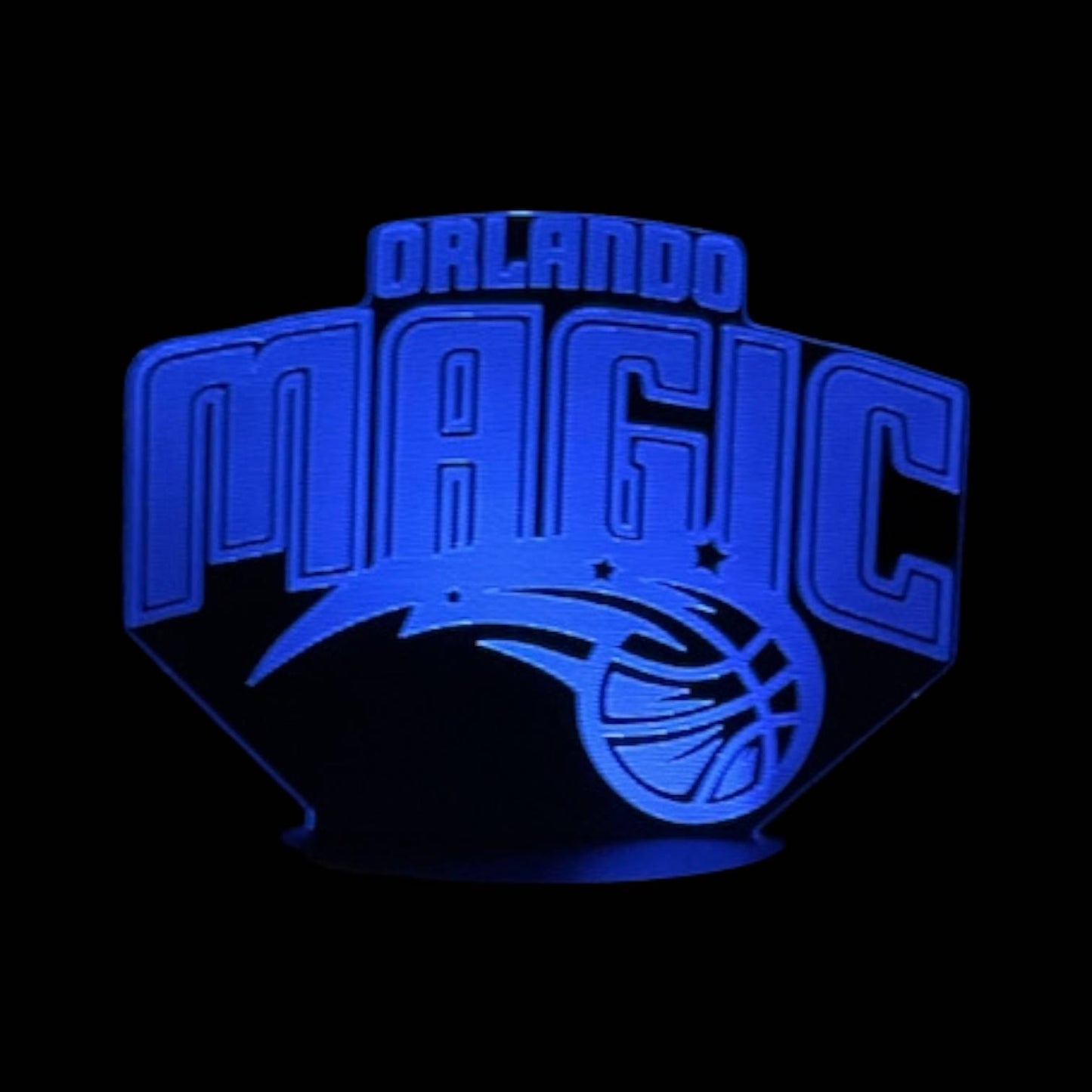 Orlando Magic 3D LED Night-Light 7 Color Changing Lamp w/ Touch Switch