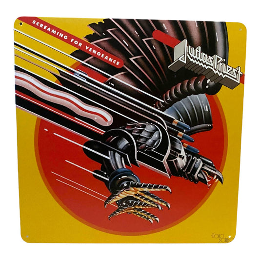 Judas Priest - Screaming For Vengeance Album Cover Metal Print Tin Sign 12"x 12"