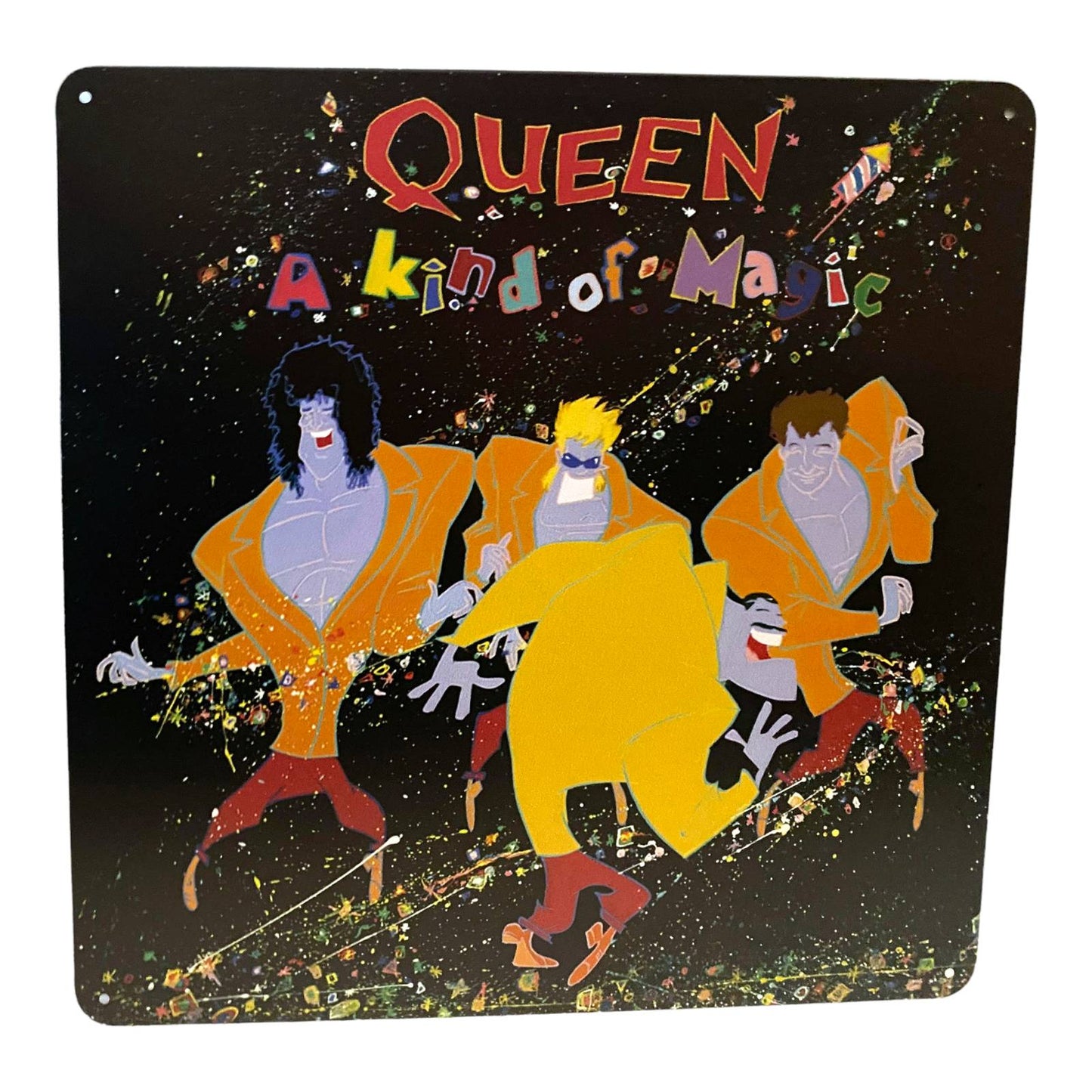 Queen - A Kind of Magic Album Cover Metal Print Tin Sign 12"x 12"