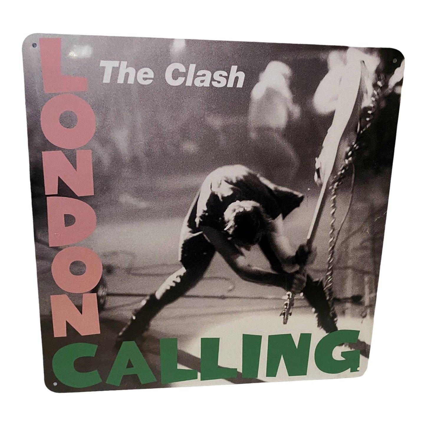 The Clash - London Calling Album  Cover Metal Print Tin Sign 12"x 12"
