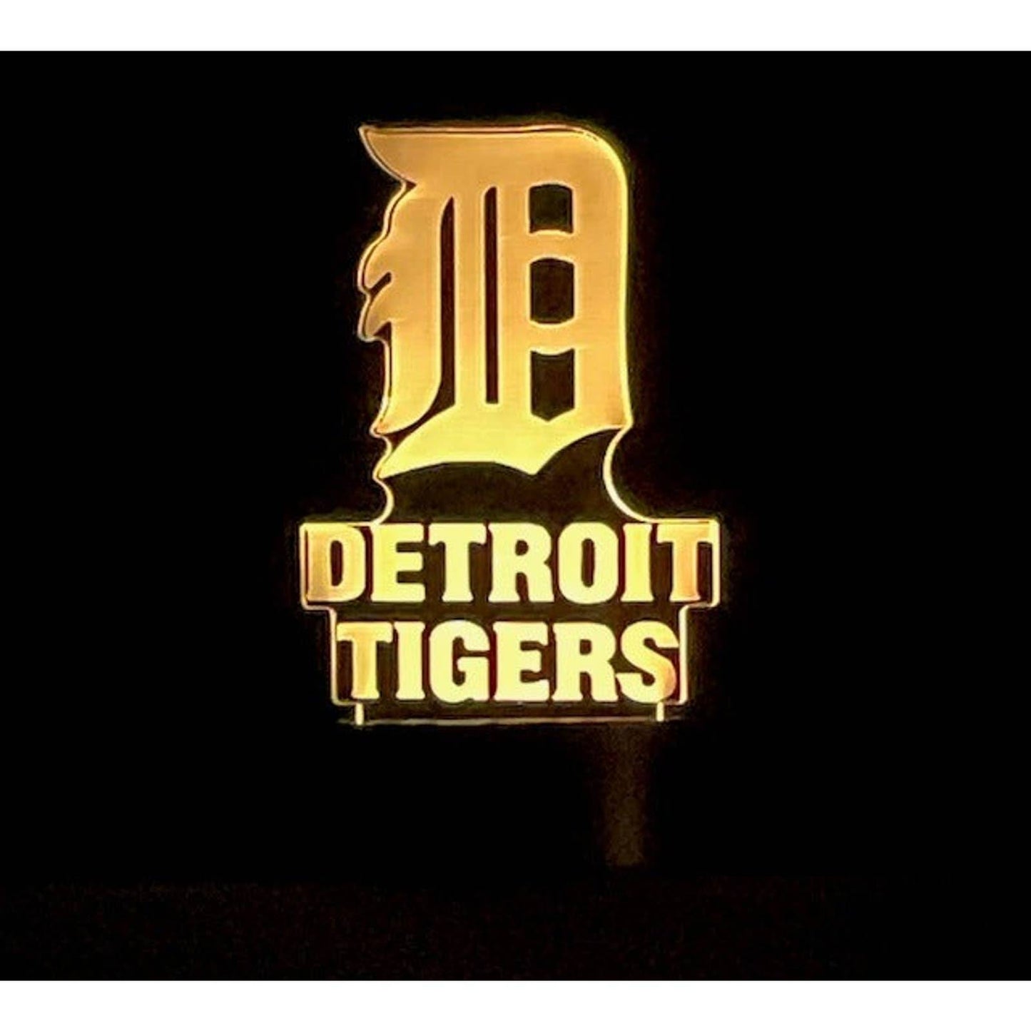 Detroit Tigers 3D LED Night-Light 7 Color Changing Lamp w/ Touch Switch