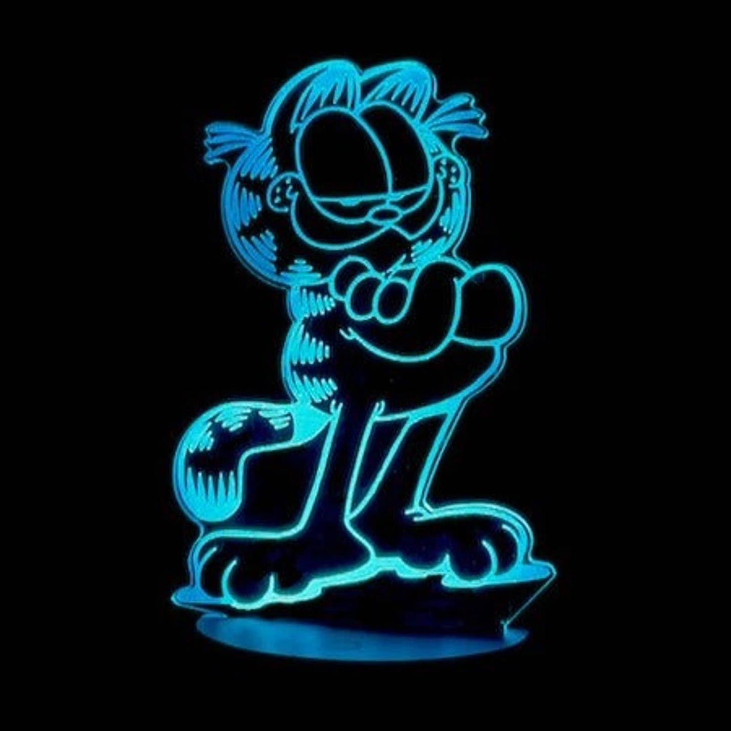 Garfield 3D LED Night-Light 7 Color Changing Lamp w/ Touch Switch