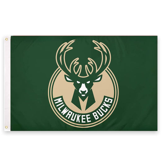 Milwaukee Bucks 3' x 5' NBA Flag