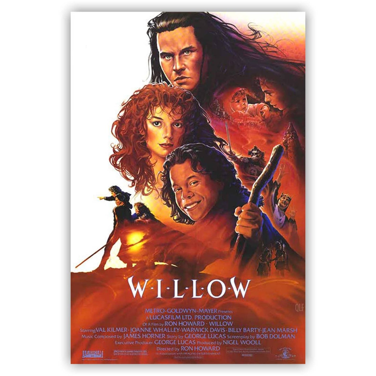 Willow Movie Poster Print Wall Art 16"x24"