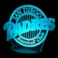 San Diego Padres 3D LED Night-Light 7 Color Changing Lamp w/ Touch Switch