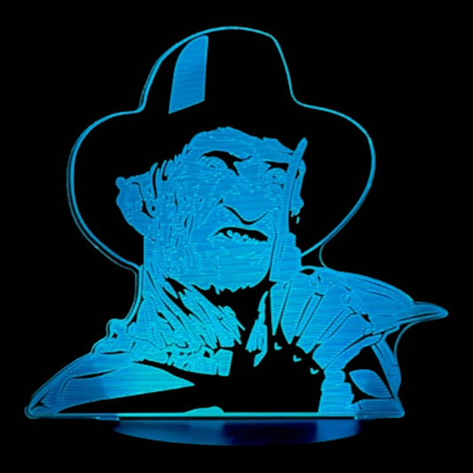 Freddy Krueger 3D LED Night-Light 7 Color Changing Lamp w/ Touch Switch