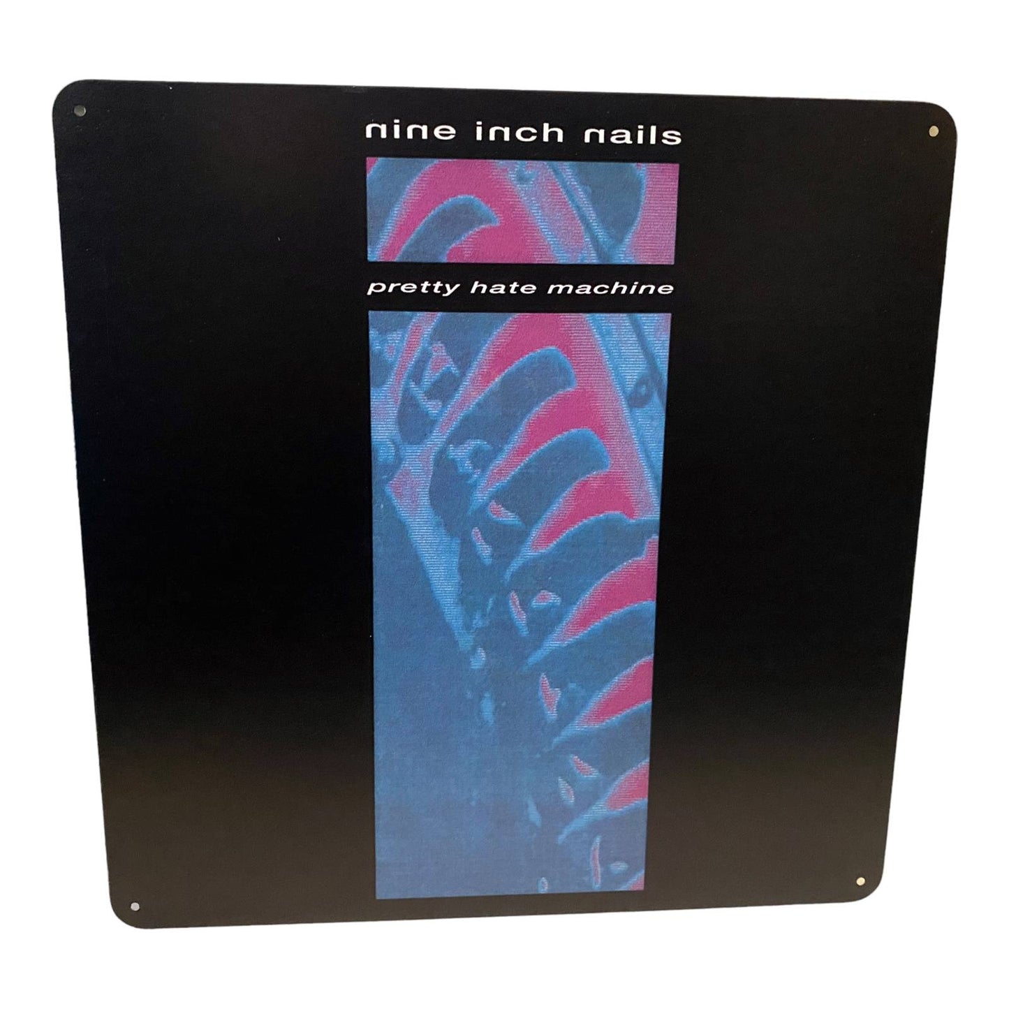 Nine Inch Nails - Pretty Hate Machine Album Cover Metal Print Tin Sign 12"x 12"