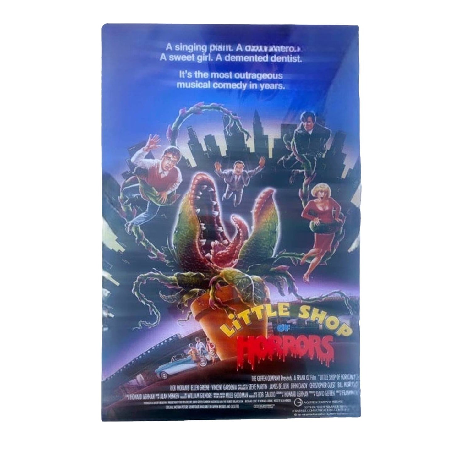 Little Shop Of Horrors Movie Poster Metal Tin Sign 8"x12"
