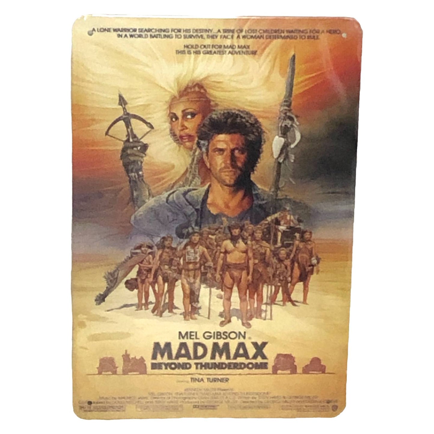 Mad Max Movie Poster Metal Tin Sign 8"x12"