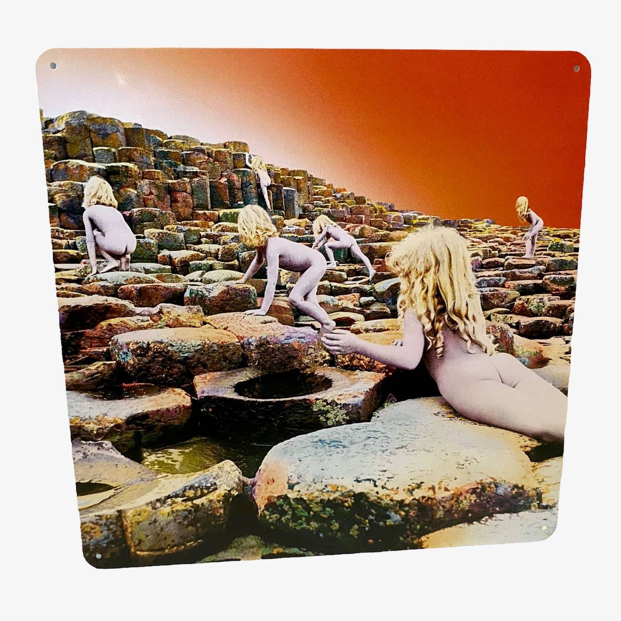 Led Zeppelin - Houses of the Holy Album Cover Metal Print Tin Sign 12"x 12"