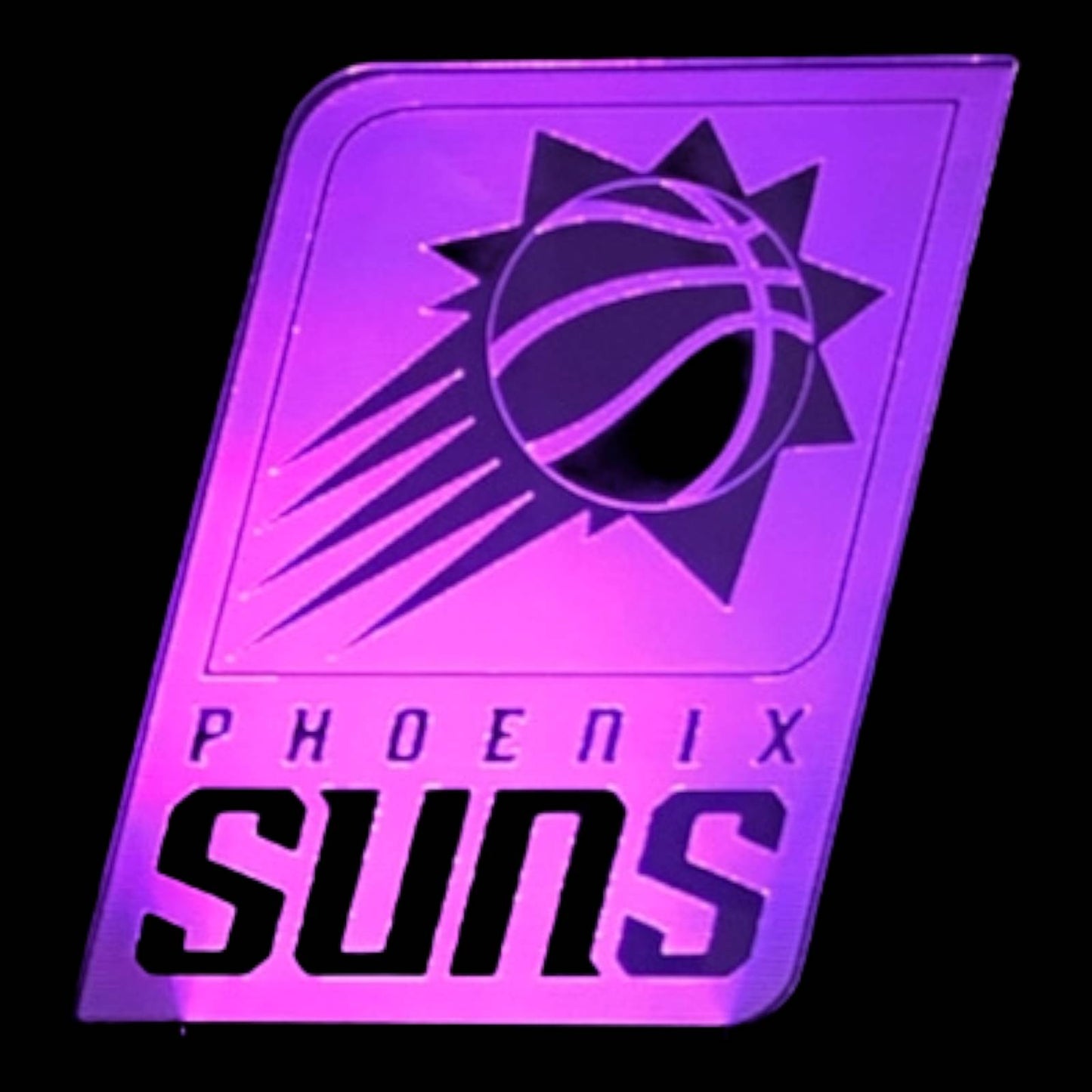 Phoenix Suns 3D LED Night-Light 7 Color Changing Lamp w/ Touch Switch