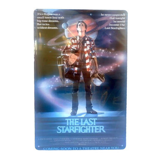 The Last Starfighter Movie Poster Metal Tin Sign 8"x12"