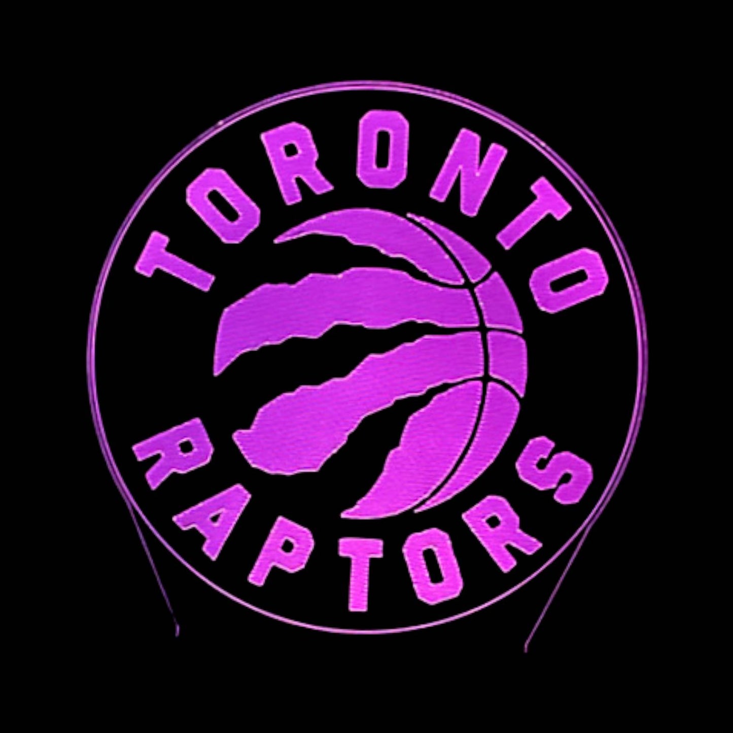 Toronto Raptors 3D LED Night-Light 7 Color Changing Lamp w/ Touch Switch