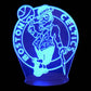 Boston Celtics 3D LED Night-Light 7 Color Changing Lamp w/ Touch Switch