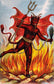 36" x 60" Devil 'Red' Tapestry Wall Hanging Décor