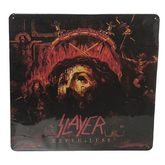 Slayer - Repentless Album Cover Metal Print Tin Sign 12"x 12"