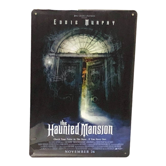 The Haunted Mansion Movie Poster Metal Tin Sign 8"x12"