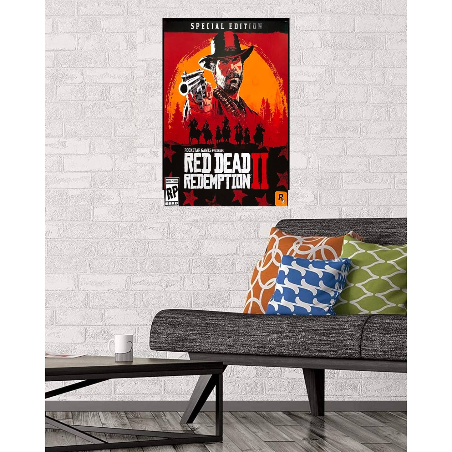 Red Dead Redemption II Video Game Poster Print Wall Art 16"x24"