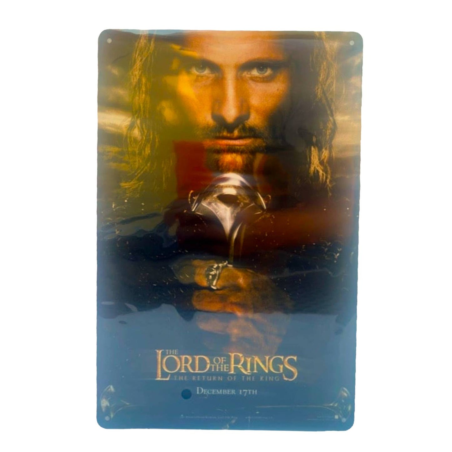 Lord Of The Rings Return Of The King Movie Poster Metal Tin Sign 8"x12"