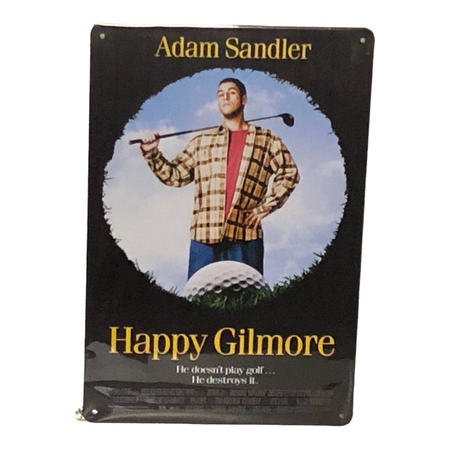 Happy Gilmore Movie Poster Metal Tin Sign 8"x12"