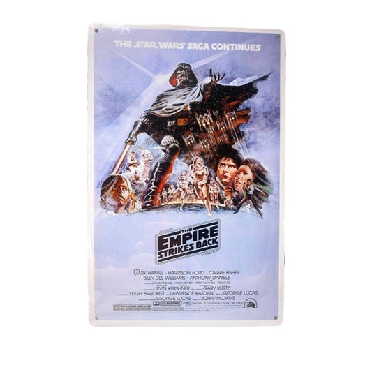 The Empire Strikes Back Movie Poster Tin Sign 8"x12"