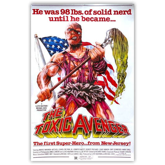 The Toxic Avenger  Movie Poster Print Wall Art 16"x24"