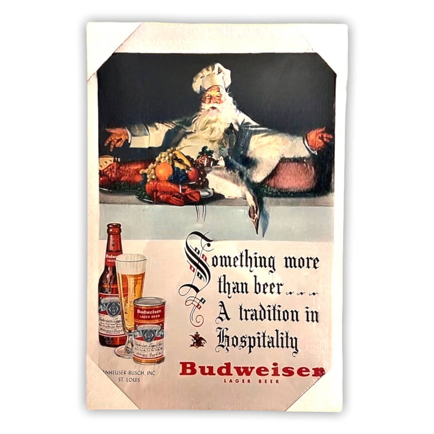 16” x 24" BUDWEISER Canvas Print Wall Art